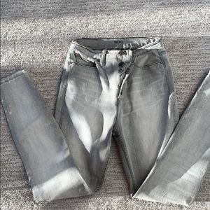 High Rise Twig Ankle, Size 27 - Grey Washed Jeans